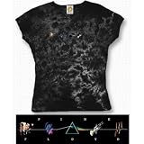 Junior Women's Pink Floyd "Icons" Baby Doll Tie-Dye T-Shirt