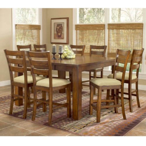 Hemstead 9 Piece Counter Dining Set