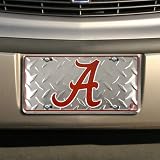 Alabama Crimson Tide Diamond Metal License Plate