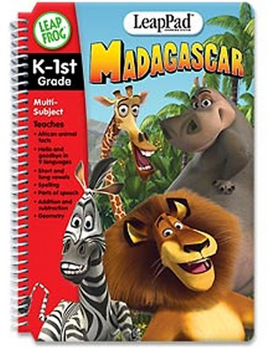 Childrens Toyshop  Toys : LeapFrog Madagascar -  LeapPad Interactive Book