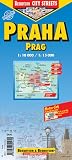Prague City Streets Laminated Map