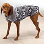 Dog Jacket - Grey Fleece Dog Coat with Faux Fur Collar - Size: X-small, #ZW371 XS