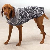 Dog Jacket - Grey Fleece Dog Coat with Faux Fur Collar - Size: X-small, #ZW371 XS