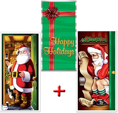 PMU Christmas Door Cover Combo (3/Pkg) Pkg/1 (83405-83923-84370)