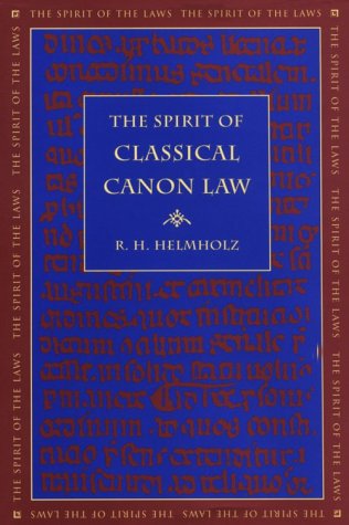 The Spirit of Classical Canon Law (Spirit of the Laws) under Canon Law in The Books Store