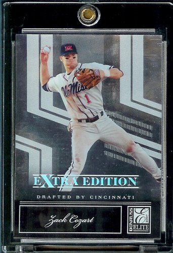 2007 Donruss Elite Extra Edition # 43 Zack Cozart - Cincinnati Reds / (RC) Rookie Baseball Card / Trading Card