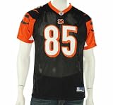 Reebok NFL Equipment Cincinnati Bengals #85 Chad Johnson Black Youth Replica Football Jersey