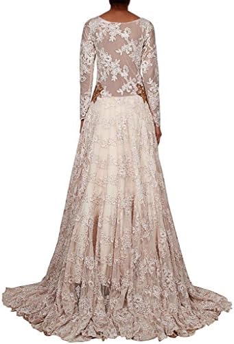 Panisha Women's Gown Adorn In Thread And Zardosi Embroidery Bollywood Replica Large Cream