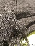Linen Scarf Black Eve