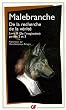 De la recherche de la v�rit� : Livre 2
