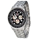 Swiss Alpine Military Herren-Armbanduhr XL PF291 Chronograph Edelstahl 2911.9137SAM