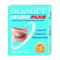 OCuSOFT Lid Scrub Plus, Pre-Moistened Pads, Individually Wrapped, 30 Pads