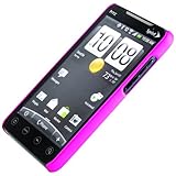 Wireless One HCR-HTCEVO4G-PK Hard Case for HTC EVO 4G Rubberized - Face Pla ....