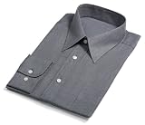 IZZUE Men's Point Collar Dress Shirt