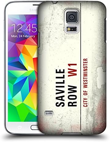 Official London Saville Row Vintage Street Signs 3 Hard Back Case for Samsung Galaxy S5 / S5 Neo