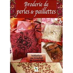 Broderie de perles et paillettes au crochet de Lun�ville