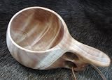 Handmade Kuksa Birch Burl Cup