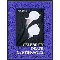 Celebrity Death Certificates