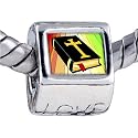 Gold Religious-Bible Photo Love European Charm Bead Bracelets - Pandora & Bracelet Compatible