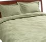 Microsuede King Duvet 3-Piece Set, Sage