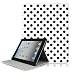White and Black Polka Dot Pattern Hard Case For iPad 2