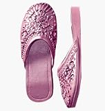 Avon Metallic Beaded Slide - Pink