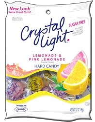 Sorbee Sugar Free Crystal Light, Lemonade & Pink Lemonade Hard Candy, 3-Ounce Bags (Pack of 12)
