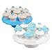 Winter Snowflake and Let It Snow Icing Decorations - 24 Count