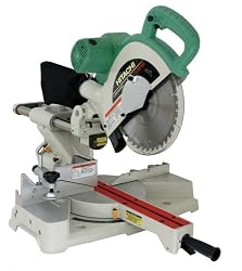 Hitachi C10FSH 10-Inch Sliding Compound Miter Saw with Laser
