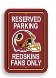 NFL Washington Redskins Plastic Parking Sign