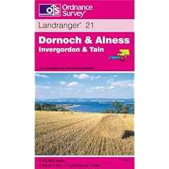 Dornoch and Alness, Invergordon and Tain (Landranger Maps)