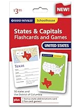 Rand Mcnally Schoolhouse U.s. States & Capitals Flashcards And Games