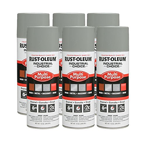 RustOleum 1684830 Dove Gray 1600 System General Purpose Enamel Spray