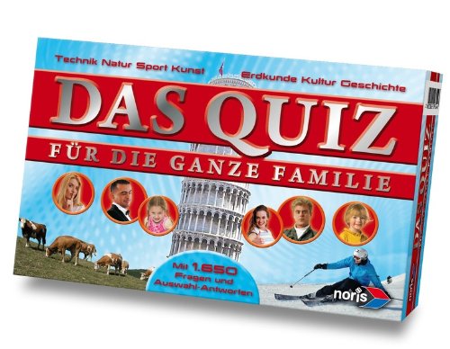 Noris-Spiele Noris 606107324 - Das Quiz ab 10 Jahre mit 1.650 Fragen
