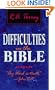 Difficulties in the Bible: