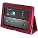 iGadgitz Pink 'Portfolio' PU Leather Case Cover for Acer Iconia Tab A500 A501 10.1 Android Tablet 16gb 32gb