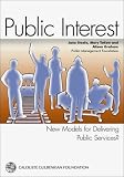 Public Interest: New Models for Delivering Public Services?