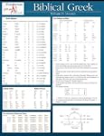 Biblical Greek Laminated Sheet