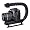 Polaroid Sure-GRIP Professional Camera / Camcorder Action Stabilizing Handle Mount For The Panasonic SDR-S70, H100, T70, HCD-HS80, HS900, SD40, SD80, SD90, SD800, SD900, SDX1H, TM40, TM90, TM80, TM900, TM900, K Camcorder