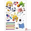 Home Decor Mural Art Wall Paper Stickers-Penguin PSS58554