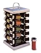 Olde Thompson 20-Jar Stainless-Steel Square Spice Rack