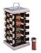 Olde Thompson 20-Jar Stainless-Steel Square Spice Rack