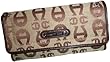 Etienne Aigner Wallet Checkbook Sydney Logo Personal Assets Camel