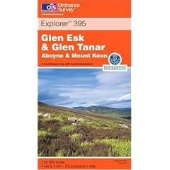 Glen Esk and Glen Tanar: Aboyne and Mount Keen (Explorer Maps)