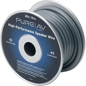 Belkin PureAV AV53102-30 30-Foot High-performance Speaker Wire by Belkin