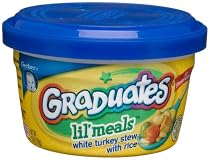 Gerber Graduates Lil' Meals, Whte Turkey Stew with Rice, 6-Ounce Microwavable Containers (Pack of 12)