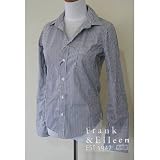 Frank&Eileen(フランクアイリーン)　シワ加工コットンシャツ[グレーストライプ]