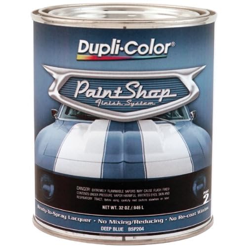 DupliColor BSP204 Deep Blue Metallic Paint Shop Finish System 32 oz