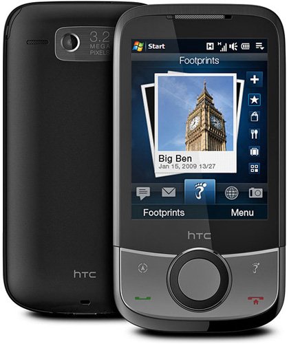 HTC Touch Cruise T4242 - Unlocked QuadBand Cellular Phone with 3.2MP Camera, GPS, WiFi, TouchFLO, Iolite - International Version with No Warranty (Black)