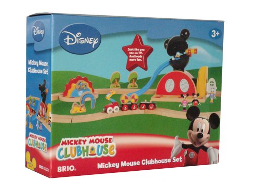 Childrens Toyshop  Toys : Brio 32221 DISNEY Micky Mouse Clubhouse 'Clubhouse Set'